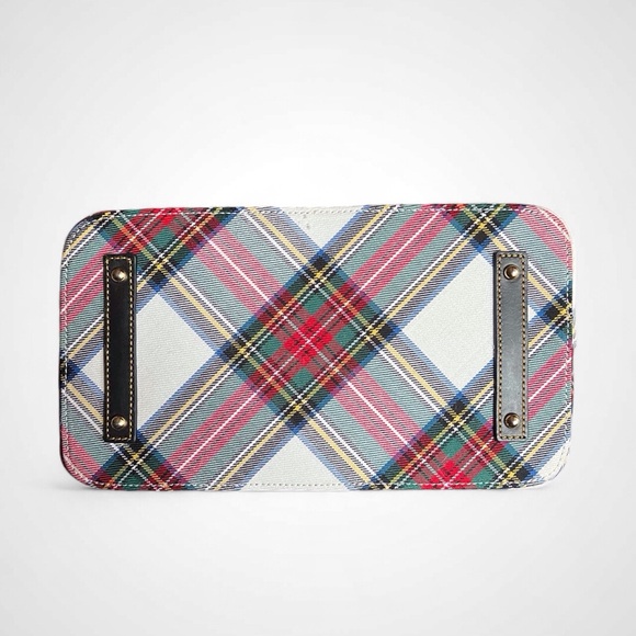 Dooney & Bourke Tartan Windsor Celeste Satchel - Picture 4 of 6